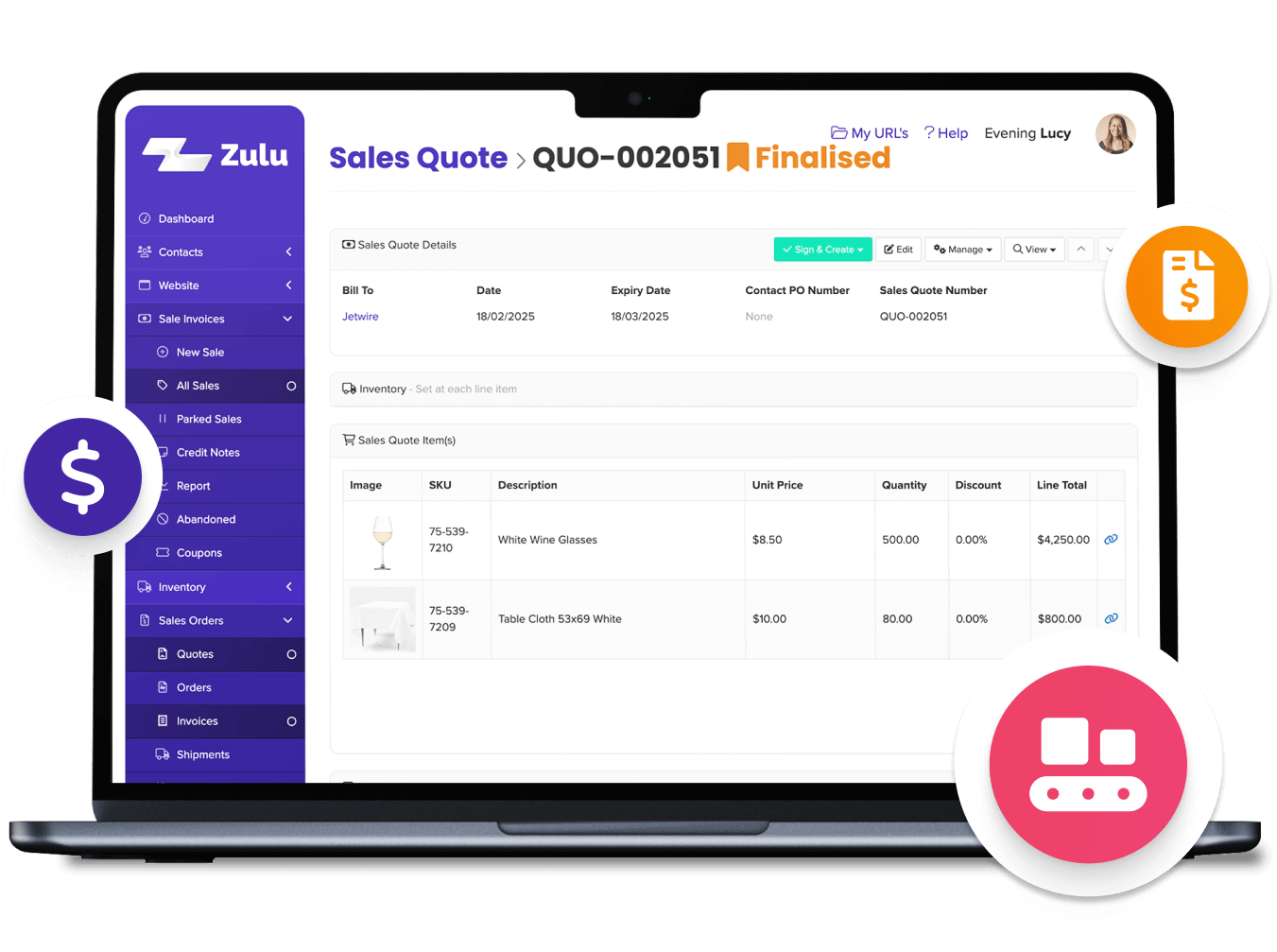 business sales fulfillment tool